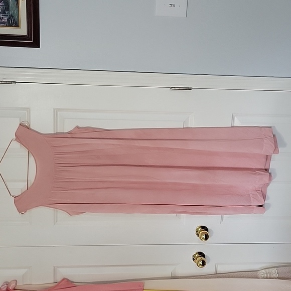 ✨️LAST CHANCE✨️ Vintage Hand Dyed Sears Nightgown Size 38-40 in Rose Gold - Picture 4 of 14